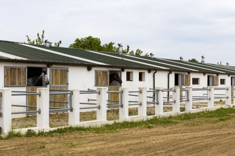 Horse Stable Roof Installation